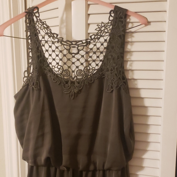 Satin maxi dress - Picture 3 of 5